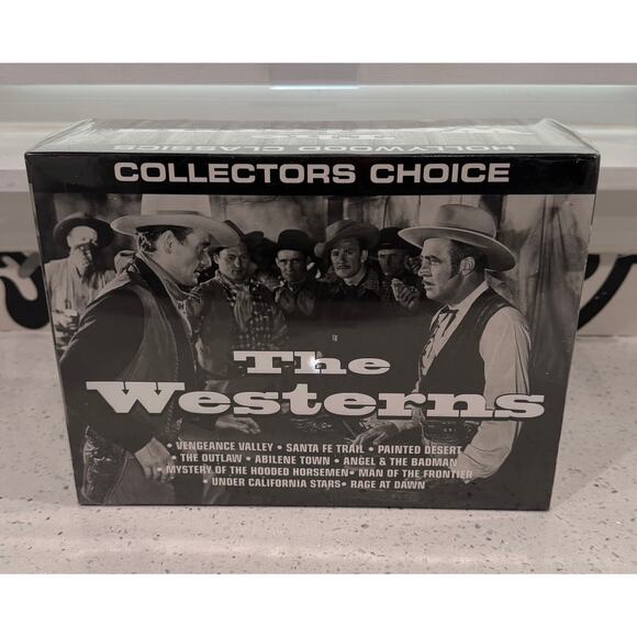 Unknown Other - VTG NIP The Westerns Hollywood Classics 10 VHS Box set Madacy Music Group 1994